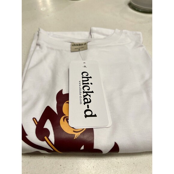 Chicka-D Arizona State Sun Devils Long Sleeve Shirt White - Picture 3 of 4